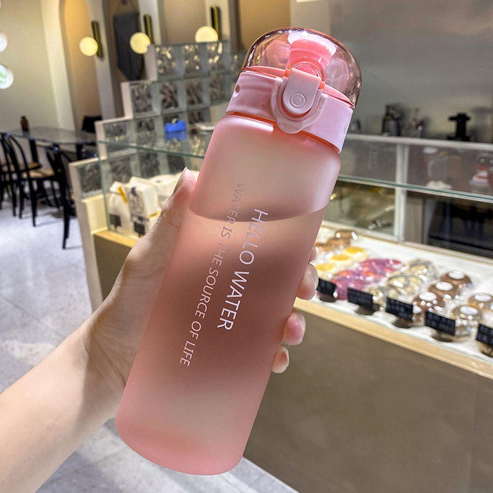 780ml Portable Clear Frosted Leakproof Drinking Cup Drinking Bottle Sports Water Bottle