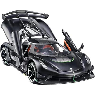 1/24 Lamborghini Koenigsegg JeskoToy Cars Модель литой коллекционной машины со звуком и светом