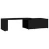 VidaXL Coffee Table Black 150x50x35 Cm Chipboard