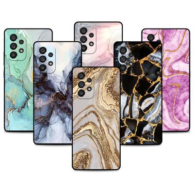 Чехол для Samsung Galaxy A52 A12 A51 A32 A21s A71 A53 A13 A32 A72 A31 A33 A22 A03 A41, мраморный чехол