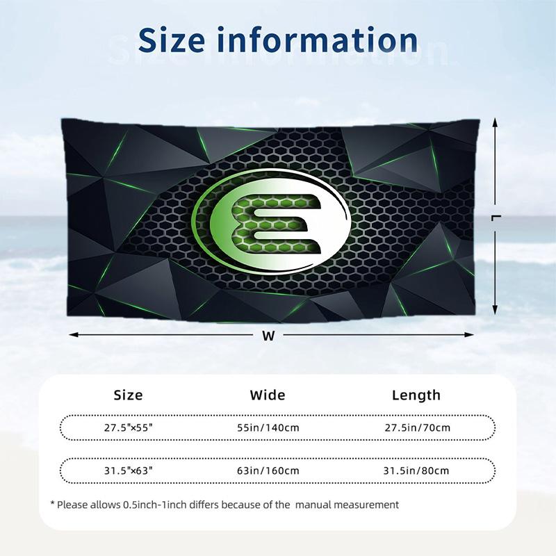 VfL Wolfsburg FC print Quick Dry Beach Towel Microfiber Absorbent Portable Travel Swimming Towel