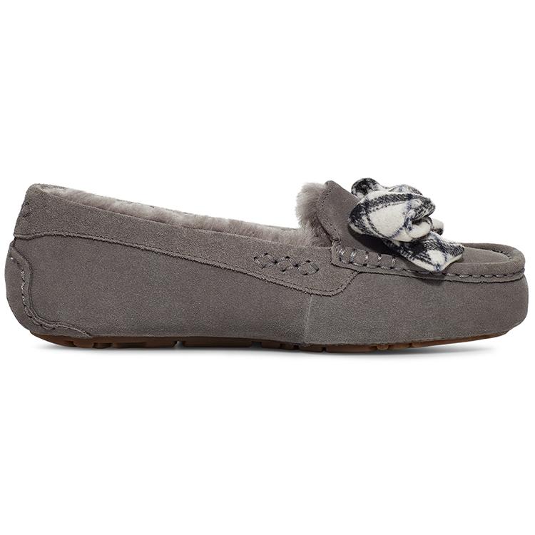 UGG Клетчатый бант Ansley 'Угольный' Женский 1127850-CHRC