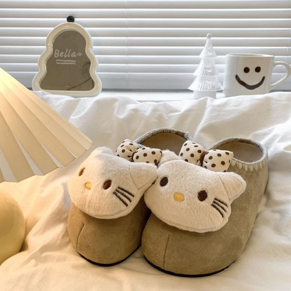 Кошка педали k женский это зима ty Birkenstocks платформа сумка голова тапочки женский милый