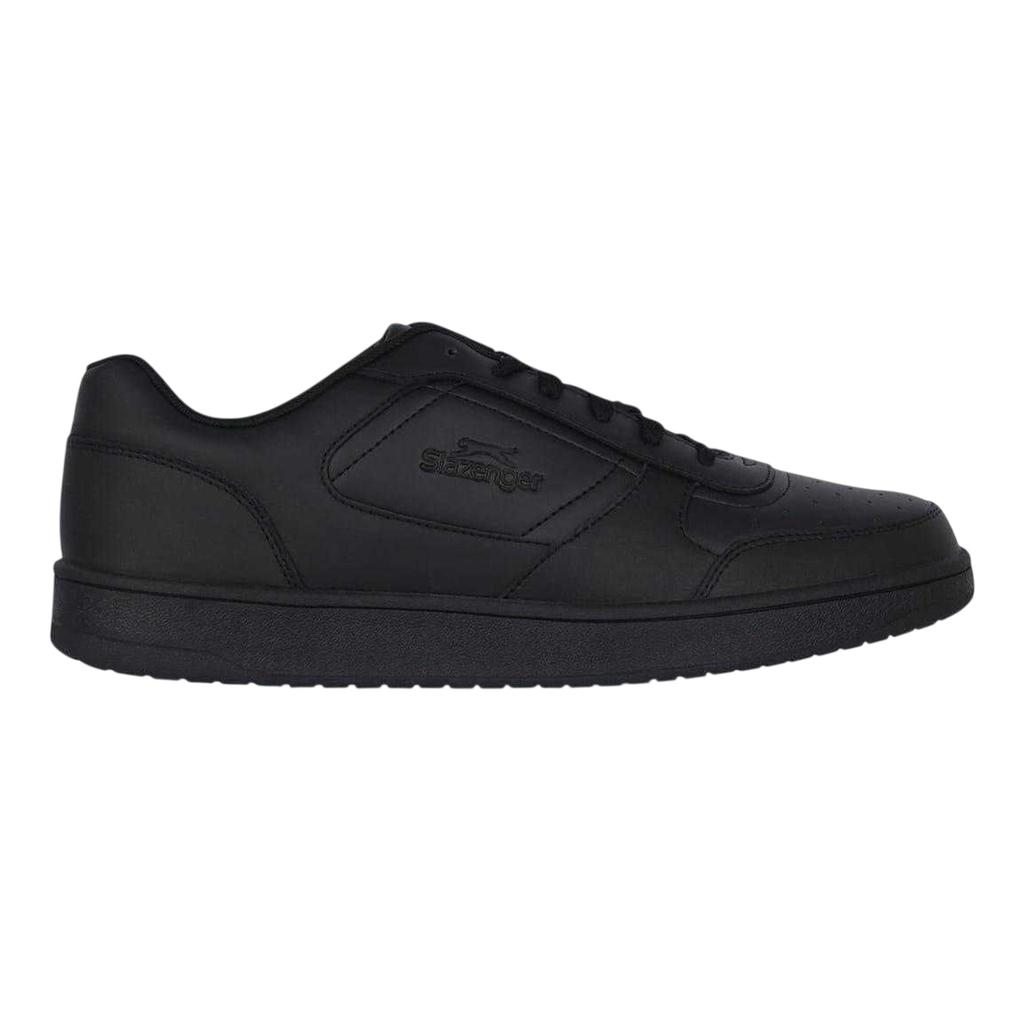 Slazenger Mens Tower Leather Low Trainers