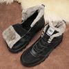 Men's Boots Winter New High-top Workwear Men's Ankle Boots Warm Cold-proof Cotton Shoe Plush Platform Thickened Men's Snow Boots