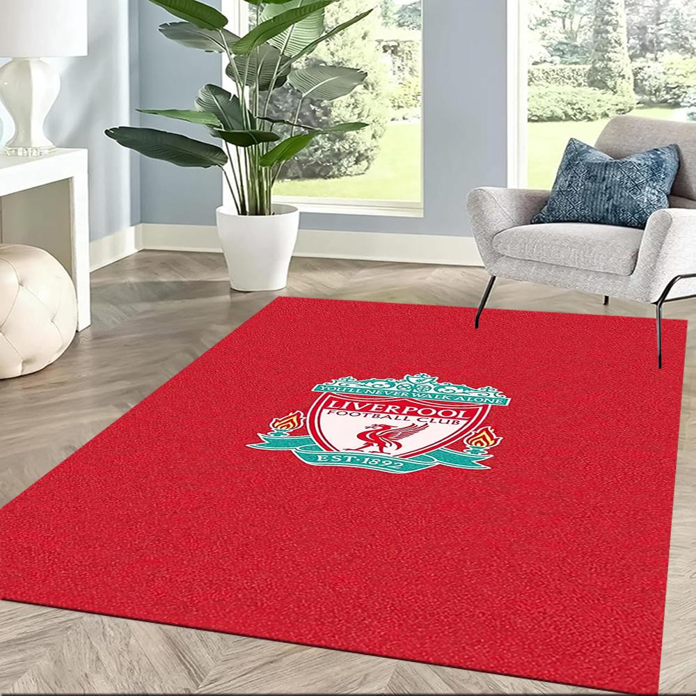 Liverpool Football Club Floor Rug Office Rug Design For Dormitory Hallway Outdoor Game Room Antislip Rug Office Home Decor
