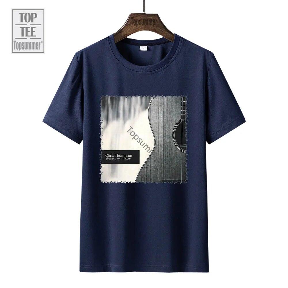 Футболка с абстракцией из альбома природы, футболка Chris Thompson Tour, футболки большого размера для подростков, футболки с графическим принтом, футболки