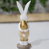 Creative Bunny Figurine Hand-painted Standing Pose Create