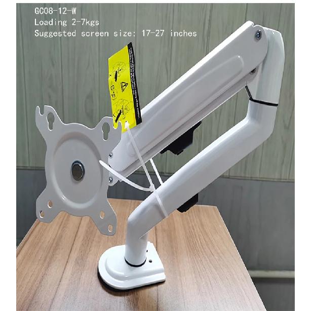 GC08-12 Desktop Monitor Mount Bracket for 13 to 27-Inch LCD Screens G12 17-32 Inch Rotate Tilt Adjust Monitor Desk Stand Support
