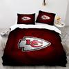 Серия Регби Команда 3D Цифровая Печать Комплект Постельного Белья из Трех Предметов Простыня Пододеяльник