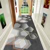 Длинный коридорный ковер с геометрическим рисунком в скандинавском стиле, светлый роскошный домашний гостиничный коврик, коврик для беговой дорожки, может быть изготовлен по индивидуальному заказу, коврик для лестницы на вилле, нескользящий коврик для прихожей