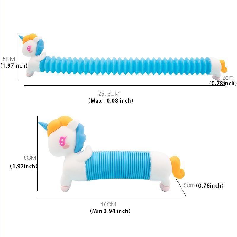 1 шт., сенсорная телескопическая изменяющая форму, изогнутая трубка, игрушки-непоседа, поп-трубки, снимающие стресс, тревогу, декомпрессию, интерактивные гаражные наборы\t