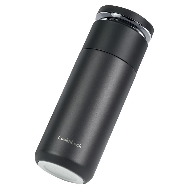 LOCK&LOCK 316L Stainless Steel Portable Insulated Travel Mug 380ml