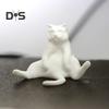 Ленивый толстый кот, украшение, 3D-печать, реалистичный дизайн, фигурка кота из PLA, реалистичная статуя животного, украшение для котенка