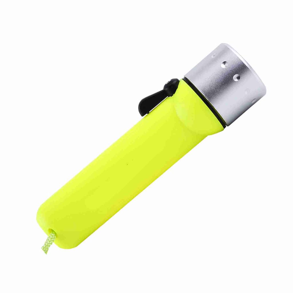 180LM светодиодный водонепроницаемый фонарь для дайвинга флуоресцентный зеленый подводный фонарь с ремешком на руку