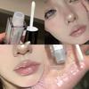 Flashing Warning! Mirror-Like Water-Gloss Moisturizing Glass Lip Glaze, Nourishing Plump Lips, Pearlescent Shimmer Lipstick, Lip Gloss, Lip Balm