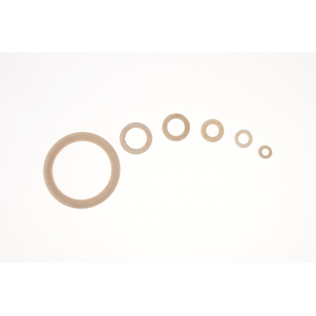 20 шт., изготовление ювелирных изделий своими руками, деревянное кольцо для прорезывания зубов для украшения поделок, 25 мм