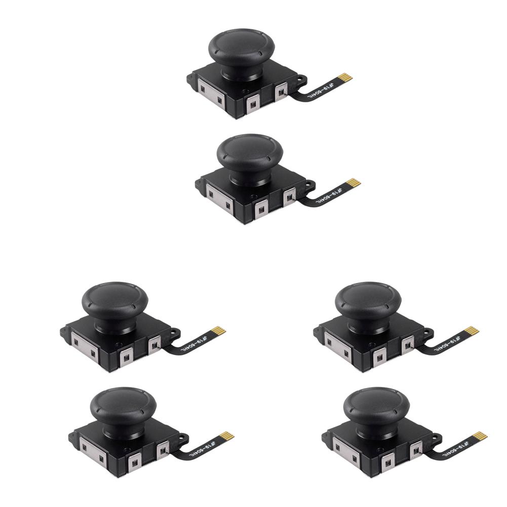 1-6P Холл Электромагнитный Сенсорный Джойстик для Замены JoyCon Без Дрифта Стиков Накладка на Большой Палец Для Аксессуаров Switch OLED/Lite