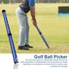 Съемный захват для мячей для гольфа, алюминиевый сплав, извлекатель мячей для гольфа, трубчатый захват для мячей, вмещает 21 мяч
