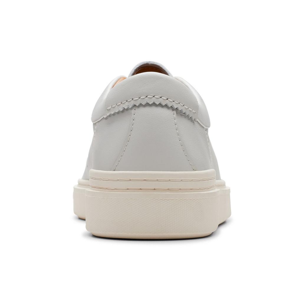 Clarks Кожаные повседневные модные удобные кроссовки серии Art Мужские кроссовки Белые 261761347