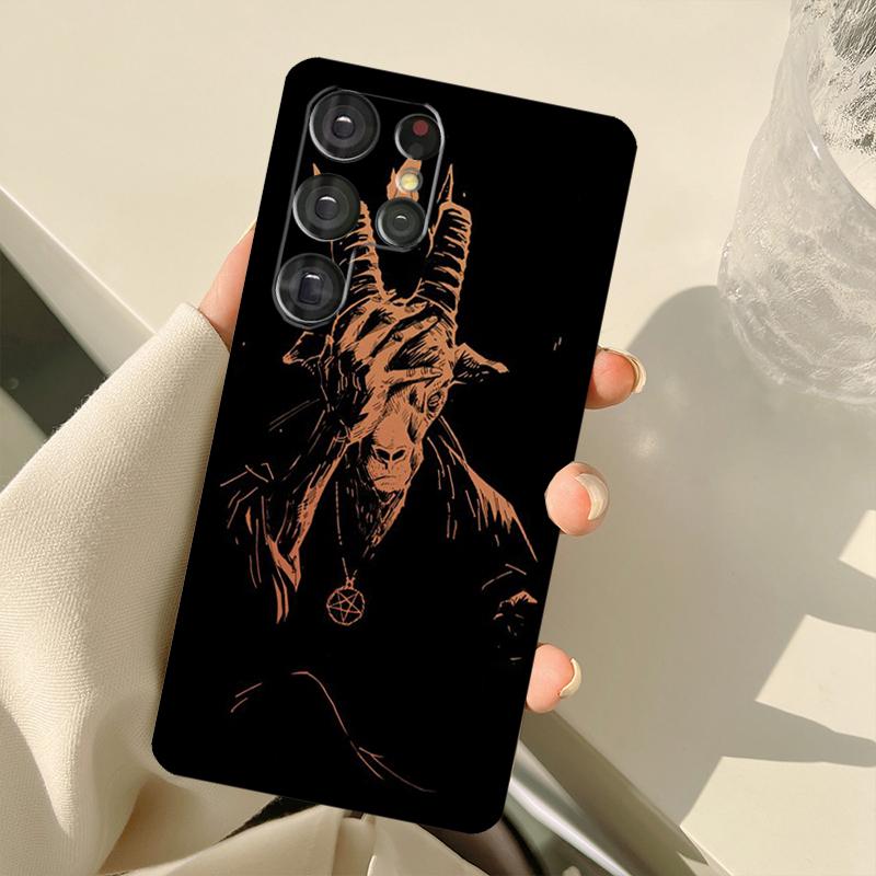 Сатанинский страшный чехол с черепом для Samsung Galaxy S22 S21 Ultra Note 20 S8 S9 S10 Note 10 Plus S20 FE S21 FE чехол