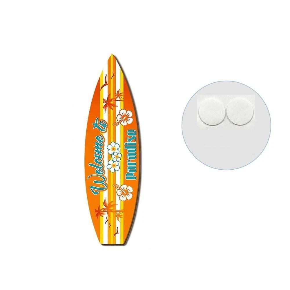 Retro Beach Surfboard Decor Colorful Wooden Surfboard Sign Funny Surfboard Ornaments Summer Home