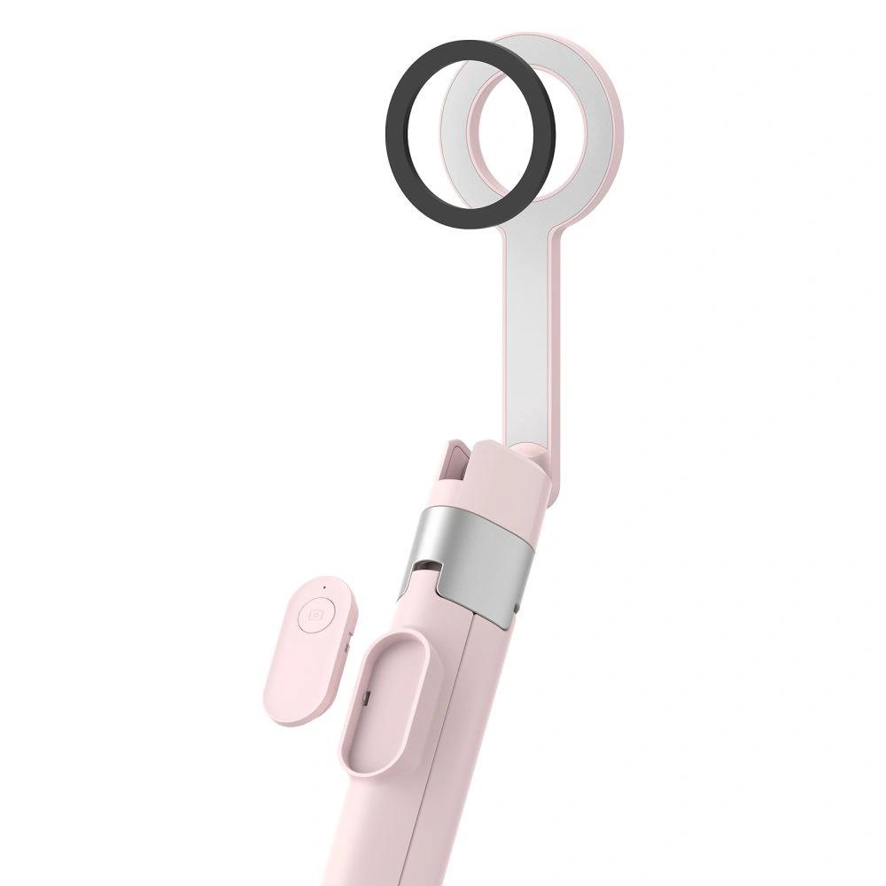 Selfie Stick Tech-Protect L10S Bluetooth - Rózówo-Szary
