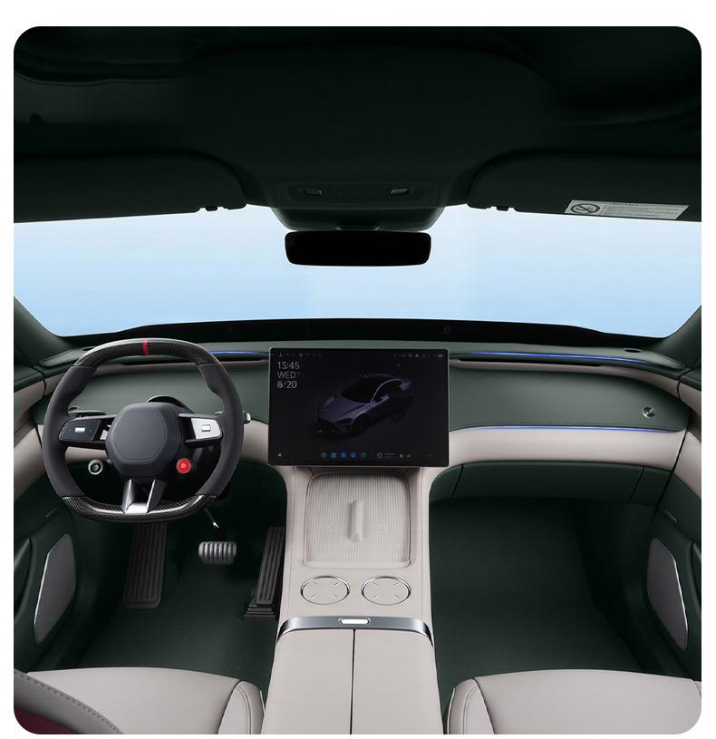 Xiaomi YU7 Dashboard Sunshade: Anti-Glare, Light-Blocking Mat for Center Console Protection.