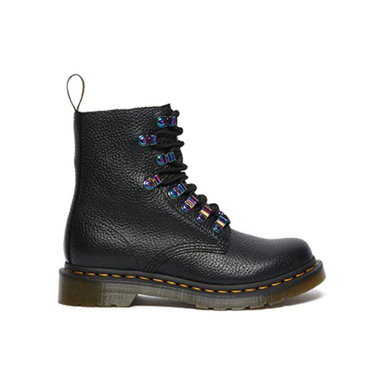 Dr. Martens 1460 Pascal Иридиевые Женские Ботинки Черные 26412001