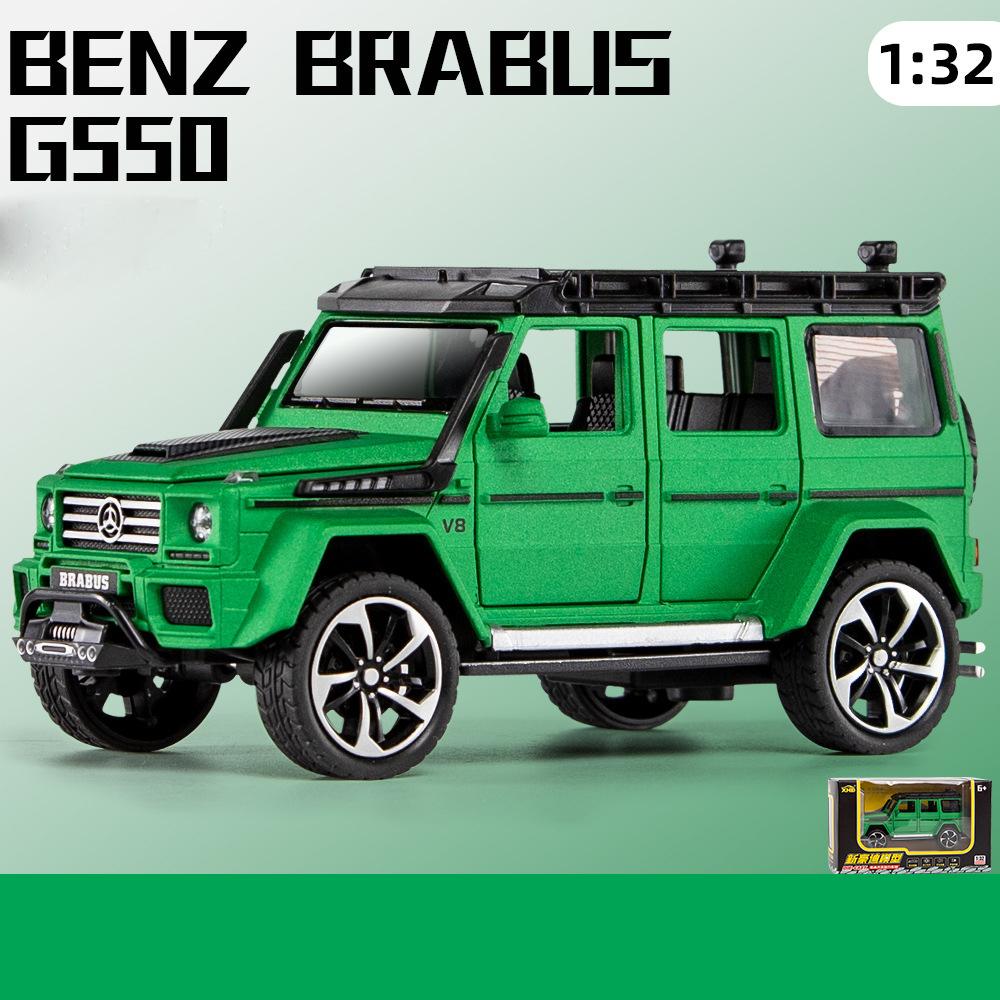 Масштаб 1/32 Benz G550, литая под давлением модель автомобиля, игрушечный автомобиль с откатным механизмом, звуком и светом для детей, коллекция подарков для мальчиков и девочек