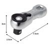 TONE Stubby Ratchet Handle RH3HSS3 Drive Angle (Hold Type) 9.5mm (3/8")