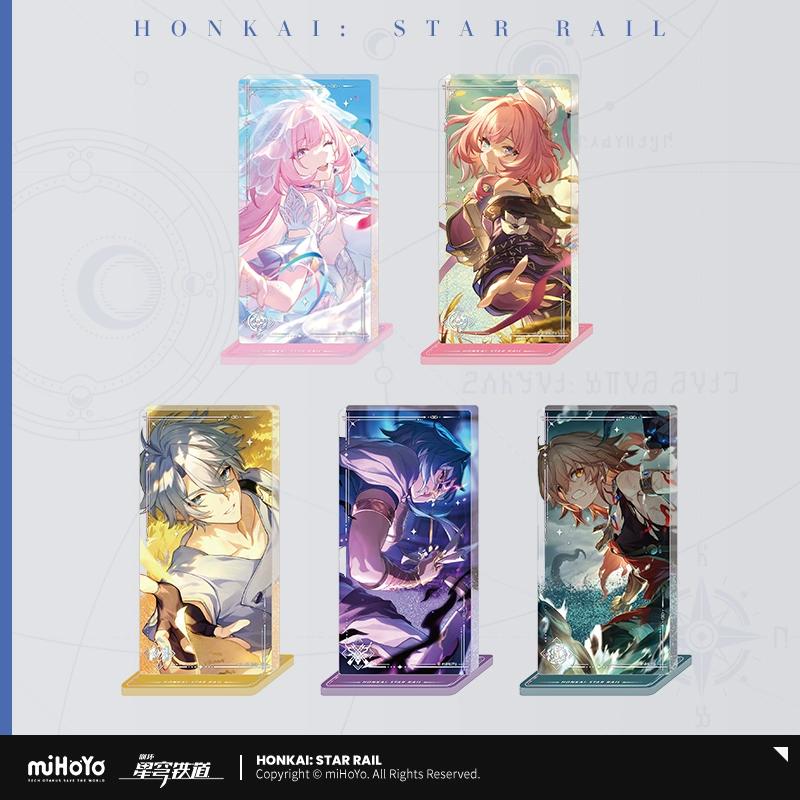 Sunsyea Honkai Star Rail Официальный мерч miHoYo Оригинальная аутентичная серия Световых конусов Акриловый орнамент с кинетическим песком Phainon Mydei