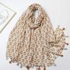 2024 Spring And Autumn Winter New Cotton And Hemp Long Thin Scarf Travel Versatile Sunscreen Warm Shawl For Women