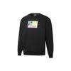 Casual Logo Print Crew Neck Sweatshirt Men Tops Black 535326-01
