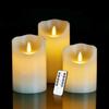 Wasin LED Candle Light, Relaxing Atmosphere Party Candle, 3-Piece Set with Remote