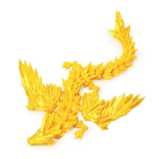 3D-печатная фигурка летающего дракона с подвижными суставами, китайская фигурка дракона, шарнирная модель крылатого дракона, игрушка-фиджет, настольное украшение, орнамент