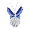 1pc Crystal Butterfly Ornaments Crafts Glass Paperweight Home Wedding Decoration Crystal Butterfly Figurine