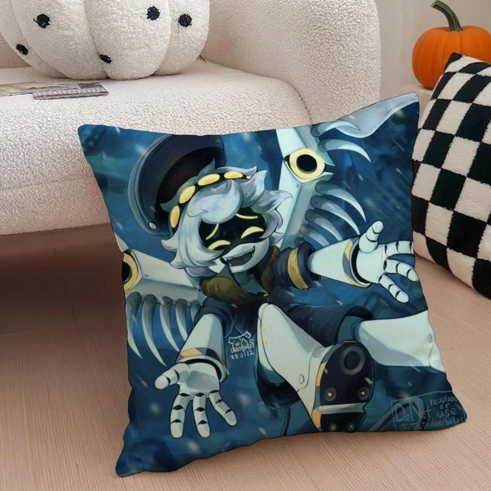 Murder DronesS Cushion Cover Throw Pillow Cover Hidden Button Durable Polyester Chair Cushion