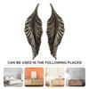 2pcs Leaf Shaped Cabinet Handle Zinc Alloy Retro Drawer Pull For Home Furniture Wine Cabinet Door Knob Decorative Handle