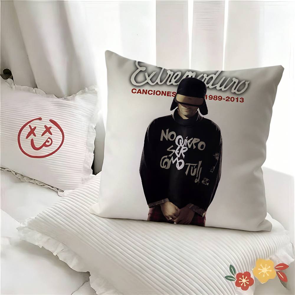 pc Album EExtremoduro Band Movie Pillow Case Fashion Square Pillowcase Bedroom Sofa Room Ins Decoration Leisure