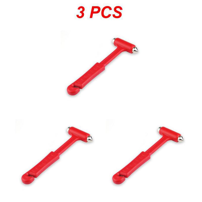 2 в 1 Автомобильный молоток безопасности, стеклобой, резак для ремней безопасности, многофункциональный аварийный инструмент, автомобильный спасательный молоток