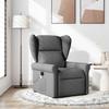 VidaXL Reclining Massage Chair Dark Grey Fabric, Massage Chair, Armchair, Sofa Armchair, Office Chair 4015667