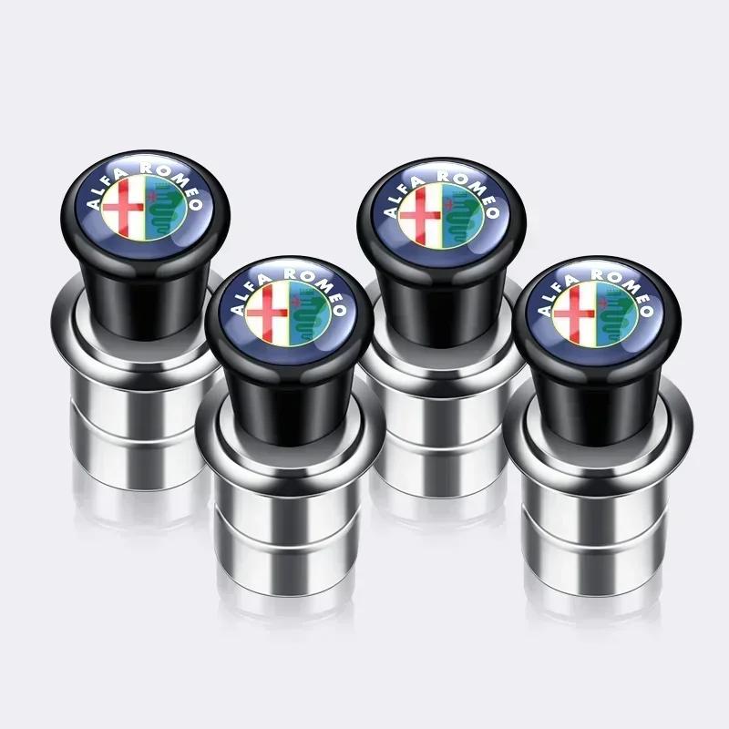 Автомобильные наклейки для Alfa Romeo Логотип автомобиля Прикуриватель 12В ABS Нержавеющая сталь для Alfa Romeo 159 147 Giulietta Stelvio 4C MI