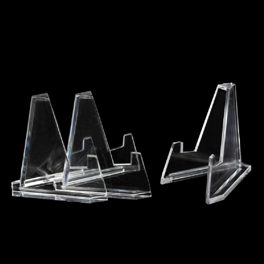 10 штук Подставка для карточек Подставка для демонстрации карточек Монеты Маленькая коробка Держатель для скрепок Пластик