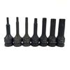 7 Pcs T-shape Hex Spline Ratchet Screwdriver Bit Socket Set Tools Impact Socket Bits  Driver