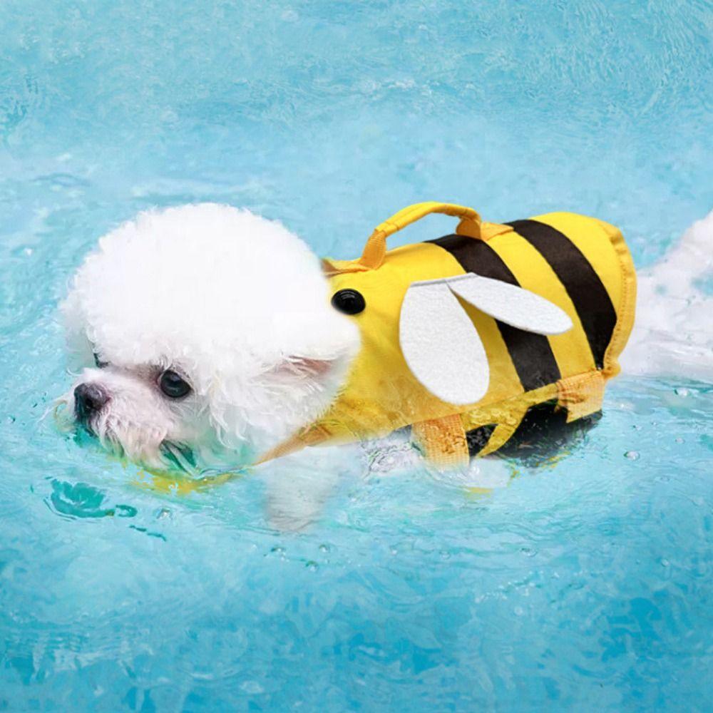 Breathable Pet Dog Life Jacket Soft Pet Life Vest Harness Summer Swimwear Clothes For Dogs Cats