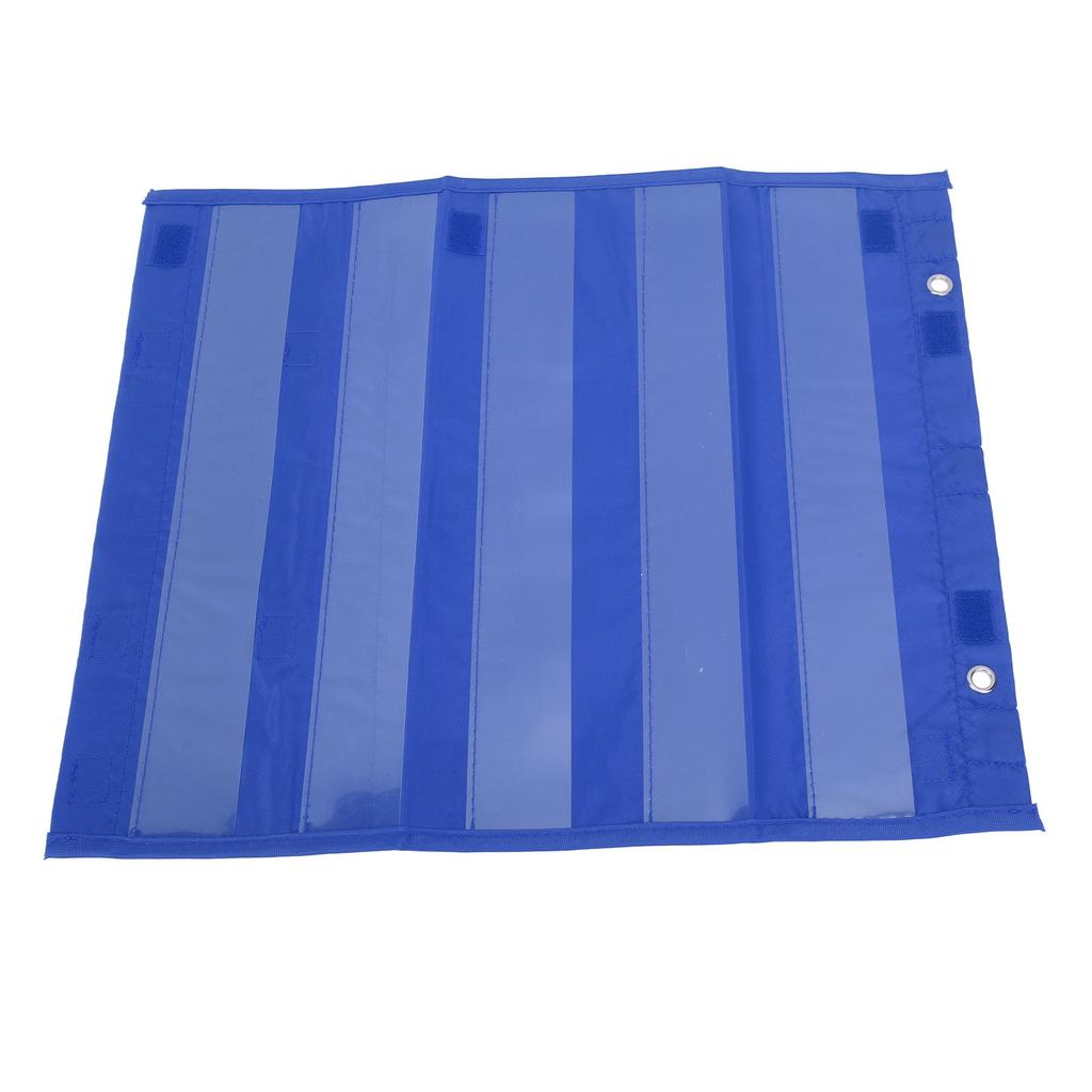 Магнитный настенный карманный органайзер 5 рядов прозрачный карманный органайзер для расписания для дома, школы, классных занятий синий