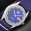 AUTOMATIC VINTAGE SEIKO 5 JAPAN 6309A MENS BLUE COLOR DIAL WATCH A701316-5 R206a-a701316
