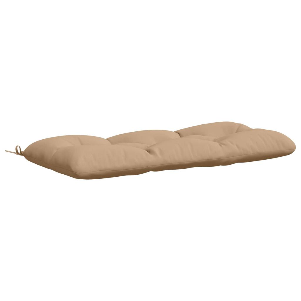 Bench Cushion VIANEN 100percent Polyester Sand 100 x 50 x 12 cm