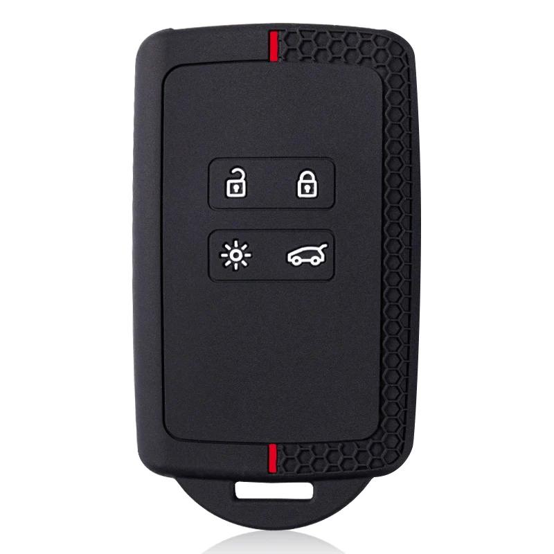 Силиконовый чехол для автомобильного ключа для Renault Koleos Kadjar Clio Captur Megane Talisman Espace Zoe Scenic 4 Arkana Dacia Sandero